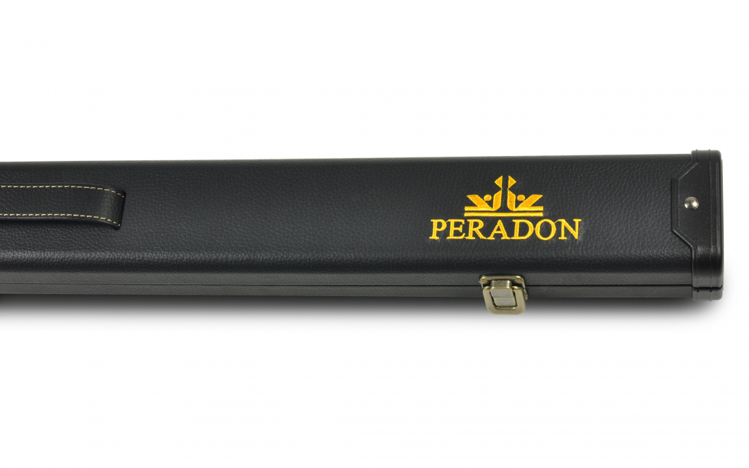 Peradon Black Clubman Case for Two Piece Cues