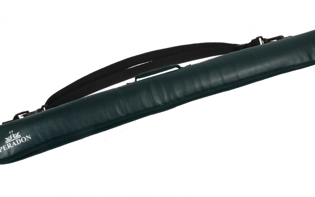 Peradon Black Full Zip Case for 3/4 Jointed Cue & Extension