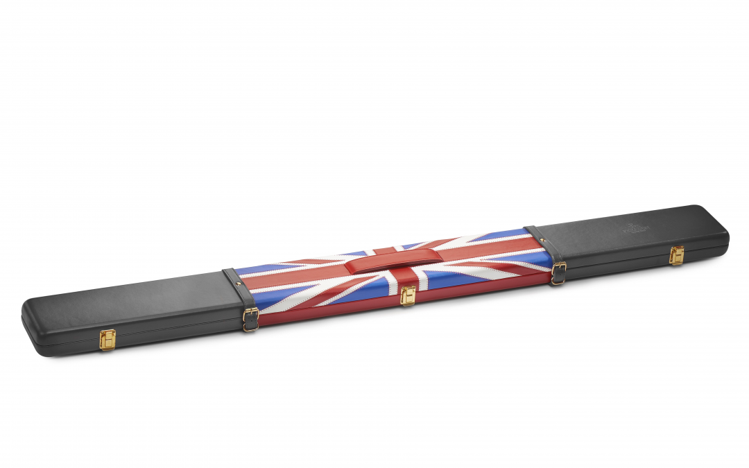 Union Jack – Genuine Leather Case for 3/4 Jointed Cue & Extension